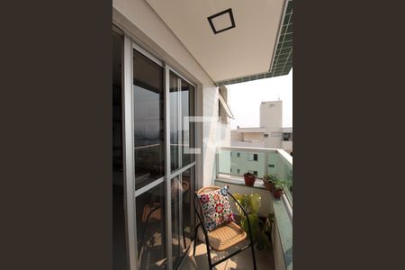 Varanda da Sala de Estar de apartamento para alugar com 3 quartos, 140m² em Ouro Preto, Belo Horizonte