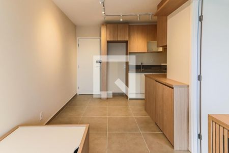 Sala / Cozinha / Lavanderia de apartamento para alugar com 1 quarto, 31m² em Vila Sonia, São Paulo