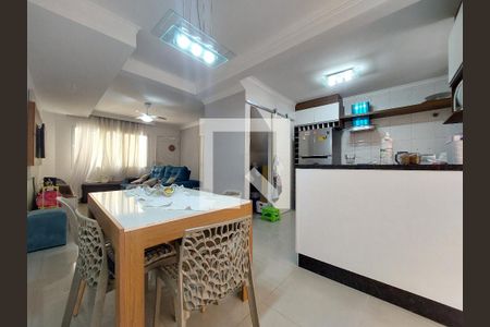 Sala de Estar e Jantar Integradas de casa de condomínio para alugar com 3 quartos, 110m² em Pedreira, São Paulo