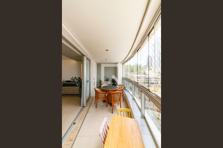 Varanda da Sala de apartamento à venda com 2 quartos, 104m² em Vila da Serra, Nova Lima