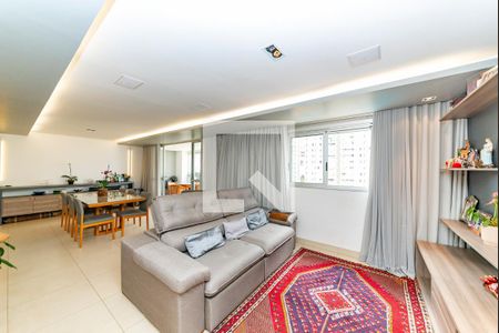 Sala de apartamento à venda com 2 quartos, 104m² em Vila da Serra, Nova Lima