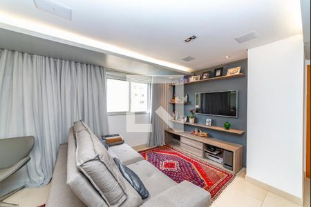 Sala de apartamento à venda com 2 quartos, 104m² em Vila da Serra, Nova Lima