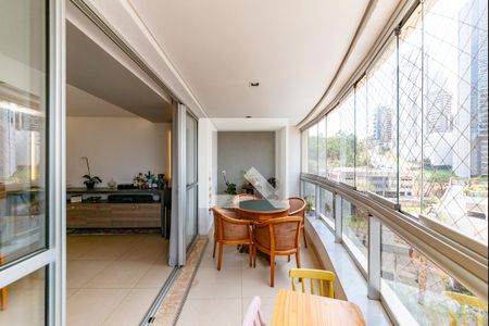 Varanda da Sala de apartamento à venda com 2 quartos, 104m² em Vila da Serra, Nova Lima