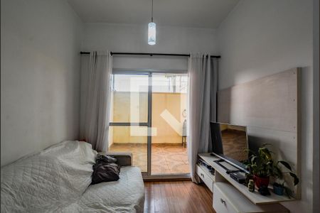Sala de apartamento à venda com 3 quartos, 109m² em Vila Homero Thon, Santo André