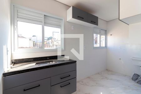 Cozinha de apartamento à venda com 1 quarto, 32m² em Parada Inglesa, São Paulo