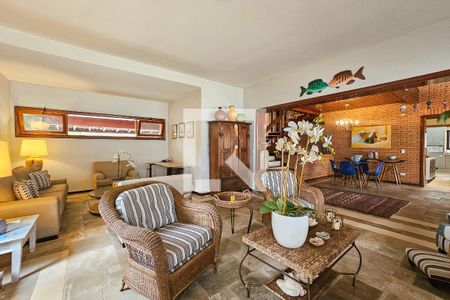 Sala de casa de condomínio para alugar com 6 quartos, 800m² em Jardim Acapulco, Guarujá