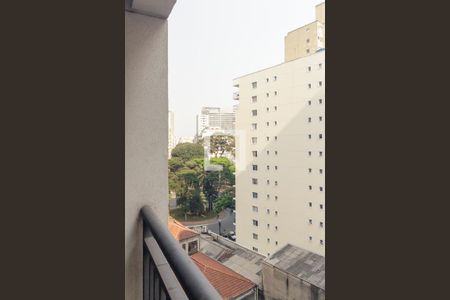 Varanda da Sala de apartamento à venda com 1 quarto, 40m² em República, São Paulo