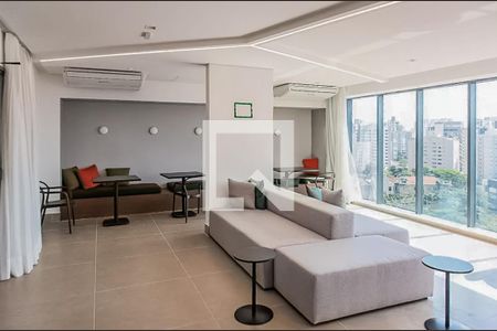 Apartamento para alugar com 27m², 1 quarto e sem vagaÁrea comum - Salão de festas