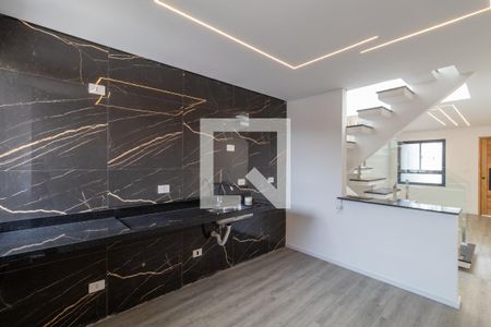 Sala e Cozinha de casa para alugar com 2 quartos, 125m² em Parque das Paineiras, São Paulo