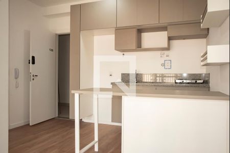 Sala/Cozinha de apartamento para alugar com 1 quarto, 29m² em São Judas, São Paulo