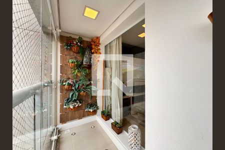 Varanda gourmet de apartamento à venda com 3 quartos, 115m² em Jardim, Santo André