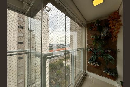 Varanda gourmet de apartamento à venda com 3 quartos, 115m² em Jardim, Santo André