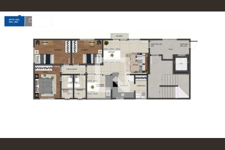 Apartamento à venda com 4 quartos, 113m² em Ana Lúcia, Belo Horizonte