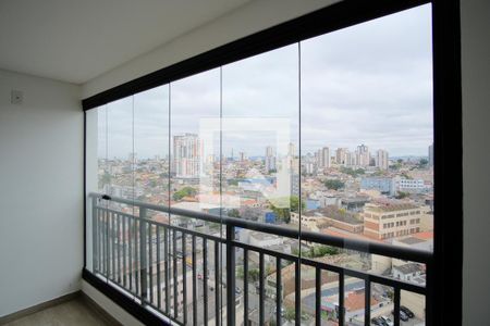 Varanda da Sala de apartamento para alugar com 2 quartos, 42m² em Vila Esperança, São Paulo
