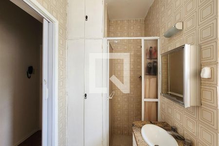 Banheiro de apartamento para alugar com 1 quarto, 31m² em Laranjeiras, Rio de Janeiro