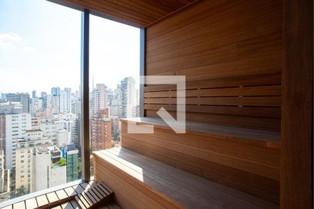 Studio à venda com 24m², 1 quarto e sem vaga Studio à venda com 24m², 1 quarto e sem vagaÁrea comum - Sauna