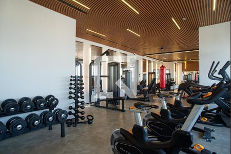 Studio à venda com 24m², 1 quarto e sem vaga Studio à venda com 24m², 1 quarto e sem vagaÁrea comum - Academia