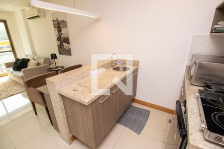 Cozinha de apartamento para alugar com 1 quarto, 32m² em Jacarepaguá, Rio de Janeiro