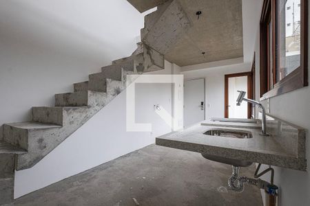 Sala/Cozinha de apartamento à venda com 1 quarto, 44m² em Cerqueira César, São Paulo