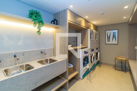 Studio para alugar com 28m², 1 quarto e sem vaga Studio para alugar com 28m², 1 quarto e sem vagaLavanderia