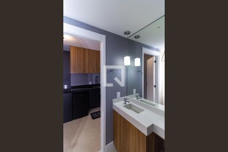 Studio para alugar com 28m², 1 quarto e sem vaga Studio para alugar com 28m², 1 quarto e sem vagaBanheiro