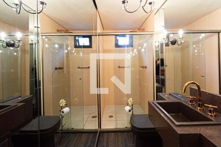 Banheiro de kitnet/studio à venda com 1 quarto, 37m² em Vila Nova Conceição, São Paulo