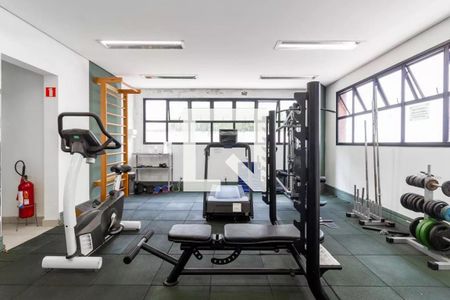 Área comum - Academia de kitnet/studio à venda com 1 quarto, 37m² em Vila Nova Conceição, São Paulo