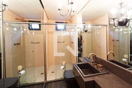 Banheiro de kitnet/studio à venda com 1 quarto, 37m² em Vila Nova Conceição, São Paulo