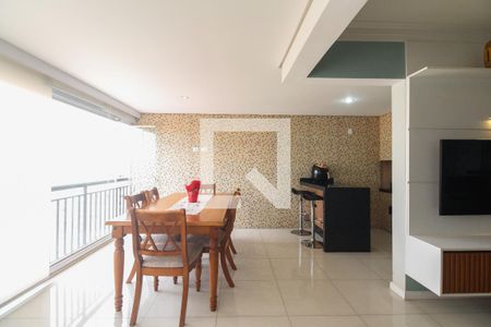 Varanda Gourmet  de apartamento à venda com 3 quartos, 97m² em Vila Gomes Cardim, São Paulo