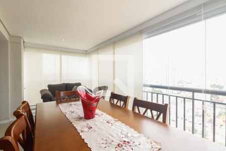 Varanda Gourmet  de apartamento à venda com 3 quartos, 97m² em Vila Gomes Cardim, São Paulo