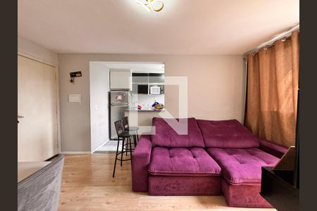 Sala de apartamento para alugar com 2 quartos, 48m² em Parque São Vicente, Santo André