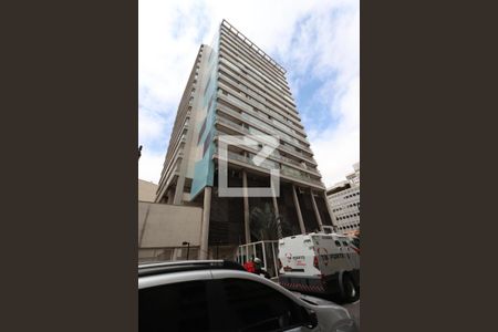 Studio à venda com 32m², 1 quarto e 1 vagaFachada do Prédio