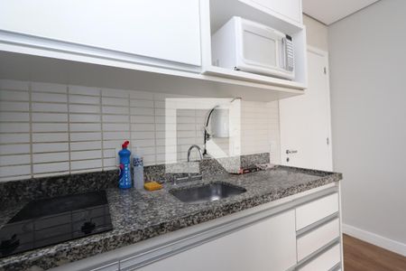 Studio à venda com 32m², 1 quarto e 1 vagaStudio - ambiente cozinha