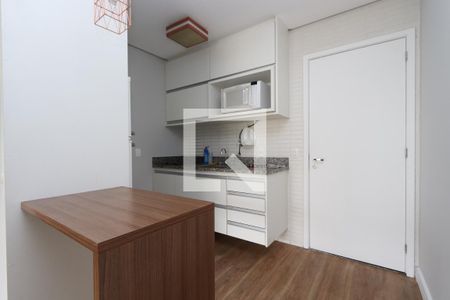 Studio à venda com 32m², 1 quarto e 1 vagaStudio - ambiente cozinha
