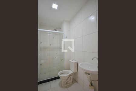 Banheiro de kitnet/studio à venda com 1 quarto, 37m² em São Cristóvão, Rio de Janeiro