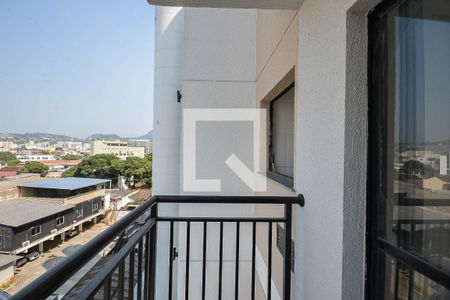Varanda de kitnet/studio à venda com 1 quarto, 37m² em São Cristóvão, Rio de Janeiro