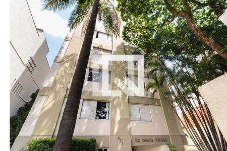 Apartamento para alugar com 35m², 1 quarto e 1 vagaFachada