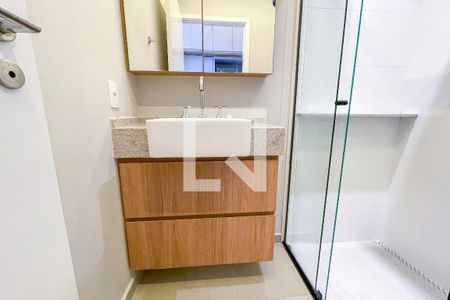 Studio para alugar com 28m², 1 quarto e sem vaga Studio para alugar com 28m², 1 quarto e sem vagaBanheiro