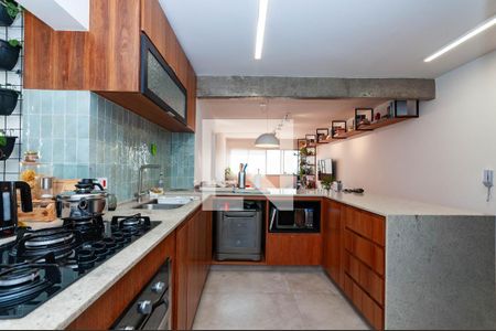 Apartamento à venda com 100m², 2 quartos e 1 vagaCozinha Americana