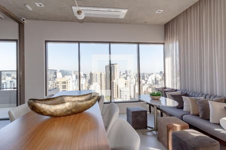 Studio para alugar com 28m², 1 quarto e sem vagaÁrea comum - Salão de festas