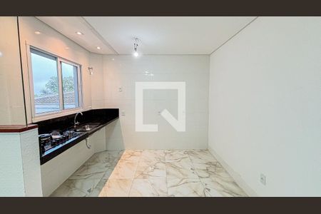 Sala de Jantar - Cozinha de apartamento para alugar com 2 quartos, 105m² em Vila Marina, Santo André