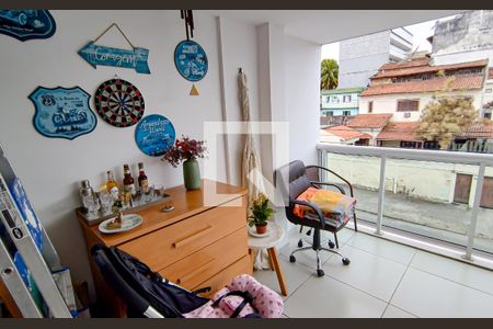 sala - varanda de apartamento à venda com 2 quartos, 65m² em Curicica, Rio de Janeiro