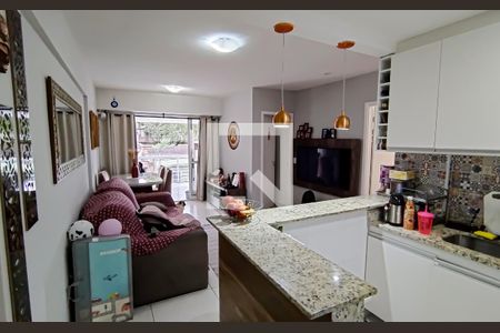 sala de apartamento à venda com 2 quartos, 65m² em Curicica, Rio de Janeiro