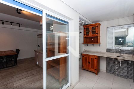 Varanda de apartamento à venda com 1 quarto, 64m² em Barra Funda, São Paulo