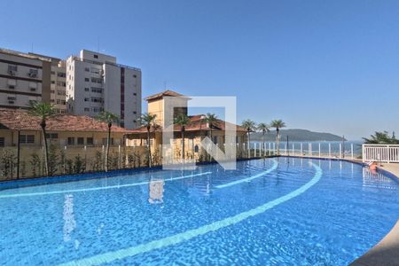Área Comum - Piscina de apartamento para alugar com 1 quarto, 45m² em Pompéia, Santos