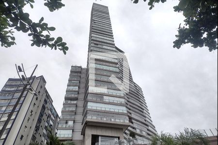 Fachada de apartamento para alugar com 1 quarto, 45m² em Pompéia, Santos