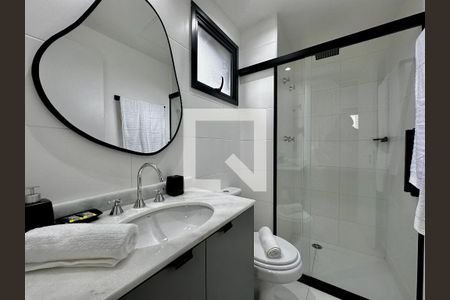 Studio para alugar com 26m², 0 quarto e sem vaga Studio para alugar com 26m², 0 quarto e sem vagaBanheiro