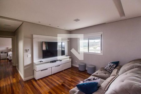 Sala de TV de apartamento à venda com 3 quartos, 133m² em Tamboré, Santana de Parnaíba