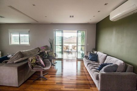 Sala de apartamento à venda com 3 quartos, 133m² em Tamboré, Santana de Parnaíba