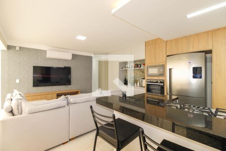 Sala e Cozinha de apartamento para alugar com 3 quartos, 106m² em Tatuapé, São Paulo